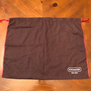 *New* COACH dust bag brown